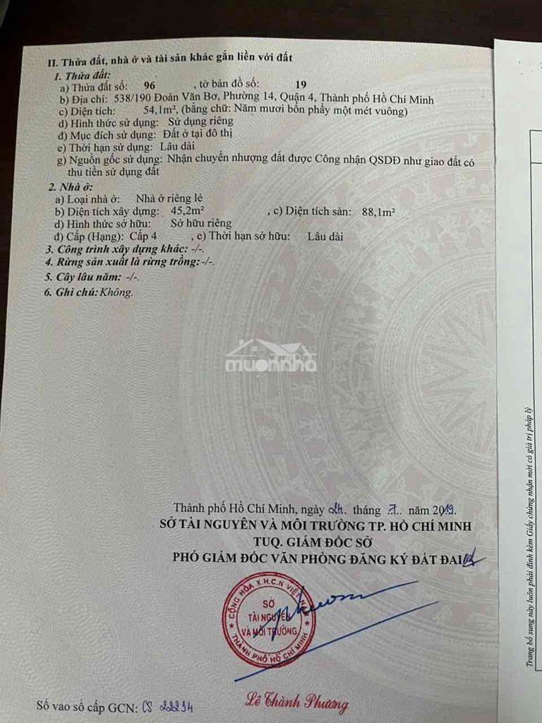 Nhà q4 chính chủ cần bán - 2
