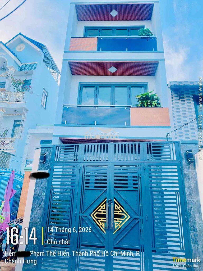 Bán nhà mới 4 tầng hẻm ô tô quay đầu, 62m2 hơn 8 tỷ, p3 q8 - 2