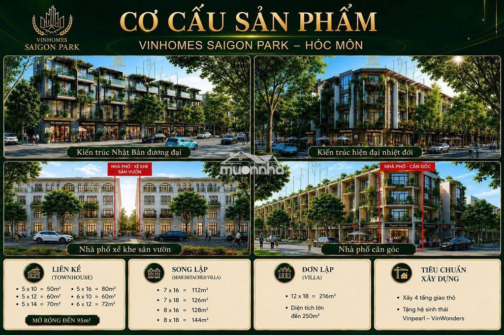 Nhà phố vinhomes hóc môn 4 tầng giá chỉ từ 5.5 tỷ đồng/ căn. giá 100% - 3