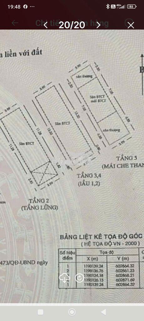 Nhà đẹp 60m2 - đúc 5 tầng – 9pn – hẻm 5m trần đình xu – 15,25 tỉ.