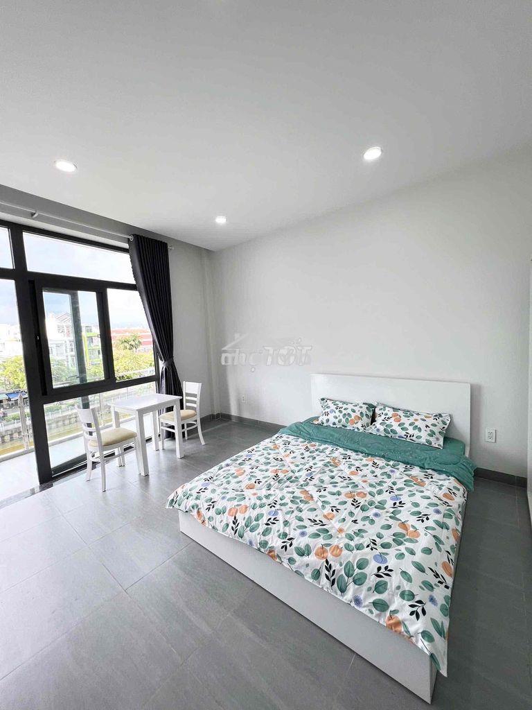 Cho thuê studio quận 3 hoàng sa - view bờ kè | ban công, 40m2, 7 triệu