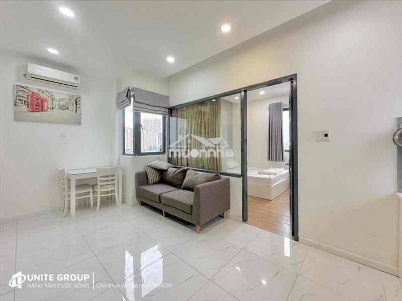 Cho thuê căn hộ 1pn tách bếp - thang máy siêu thoáng dương bá trạc q8