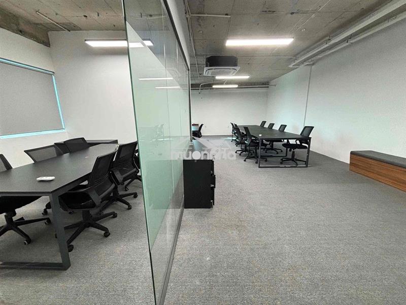 Cho thuê vp nguyễn trãi q5, 75m2, full nội thất, ngăn sẵn phòng họp
