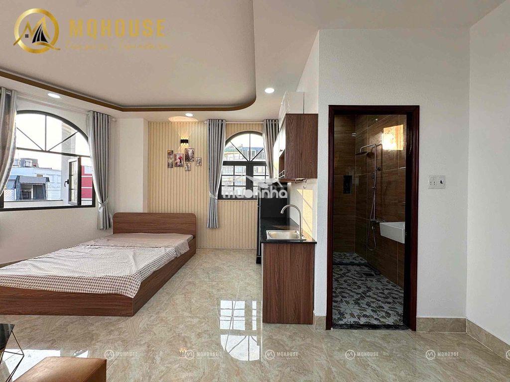 Studio ban công rộng 40m2 | view thoáng | ngay ngã tư xã - 4
