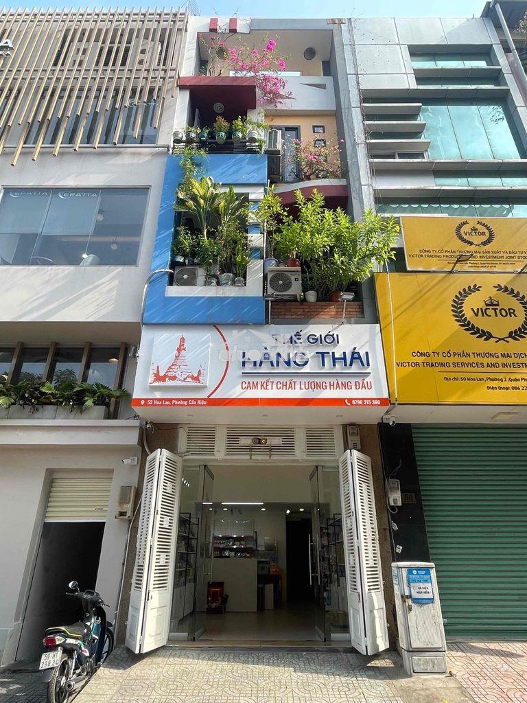 Cho thuê mặt bằng mặt tiền 64m2 khu đường hoa phan xích long - q. phú