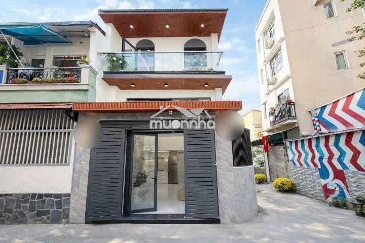 Chủ bán nhà 3 tầng , 2 mặt hẻm ô vô tới nhà, phan văn trị, bt, 6,9 tỷ
