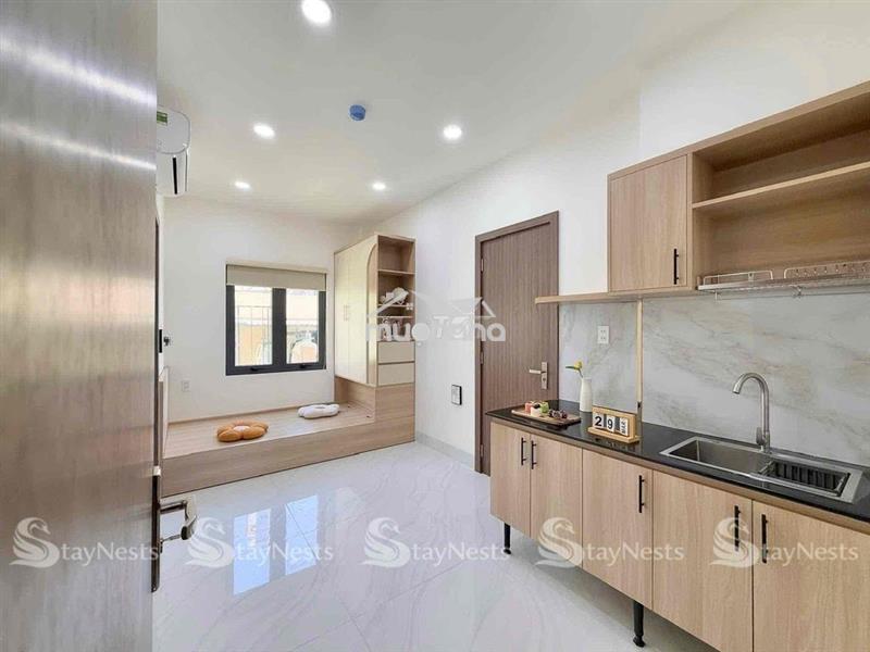 Cho thuê căn hộ 2 pn giá rẻ kế bên đầm sen full nội thất