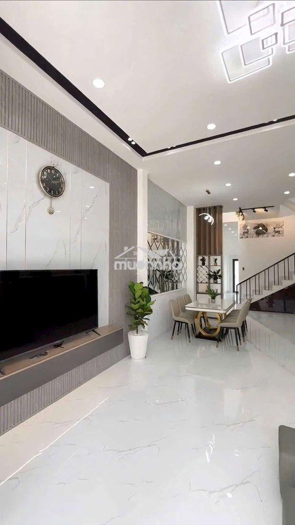 Nhà mới 1 trệt 1 lầu, 3pn, đường xe hơi 6m - sổ hồng riêng - 2