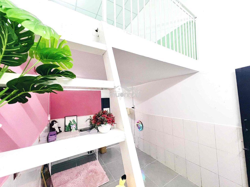 Dãy trọ trệt dẫn xe vào nhà - săen máy lạnh - giá rẻ - 2