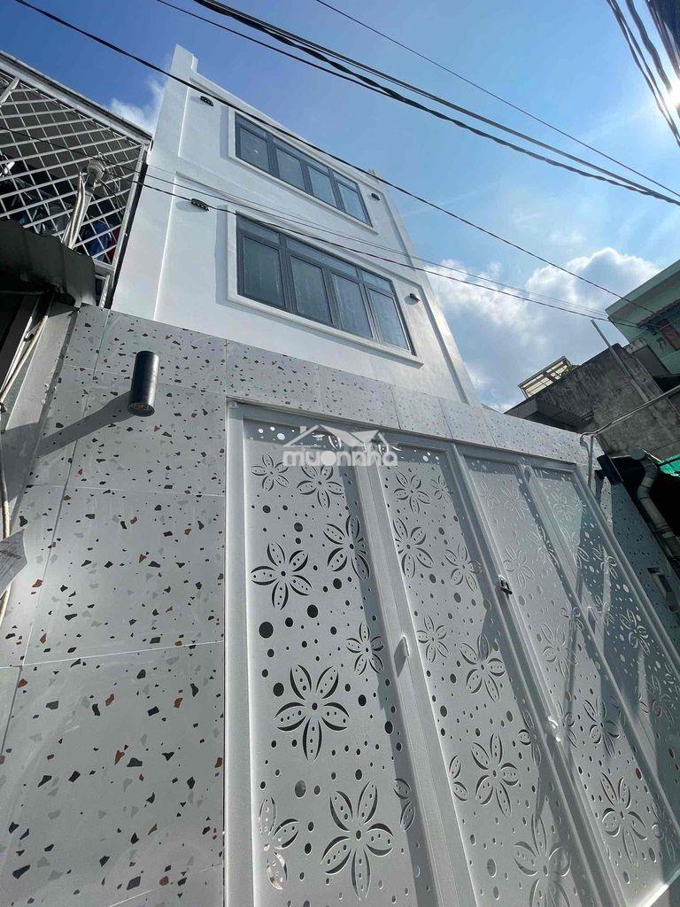 Nhà phố xây dựng mới - hẻm 3m huỳnh tấn phát gần công an thị trấn
