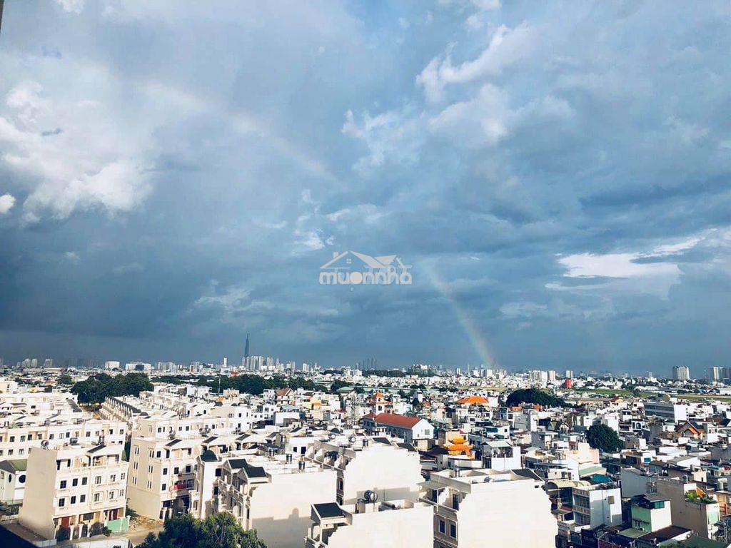 Cho thuê căn hộ 2pn cc cityland, nội thất cơ bản, lầu cao view thoáng - 2