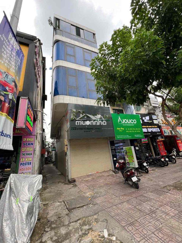 Cho thuê nhà mặt tiền 222 lý thái tổ ,f3,q3,,8 tầng ,7 phòng ,7wc