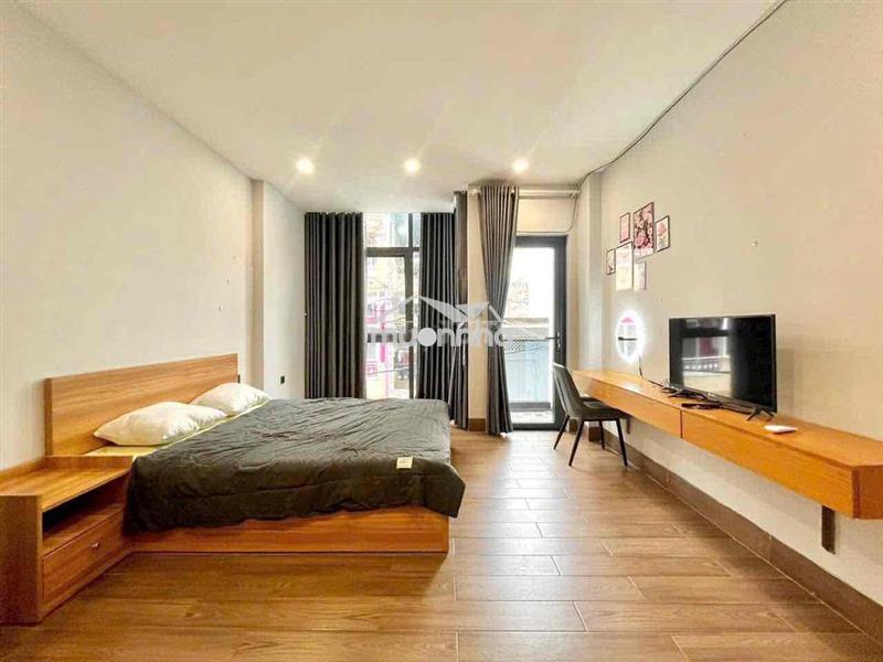 Cho thuê ngay studio ban công 35m2 tại lê quang định gần chợ bà chiểu