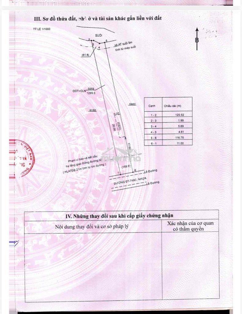 Quỹ đất dự án 1.299m² mặt tiền đt-749c lai uyên - ngang 11m, - 3