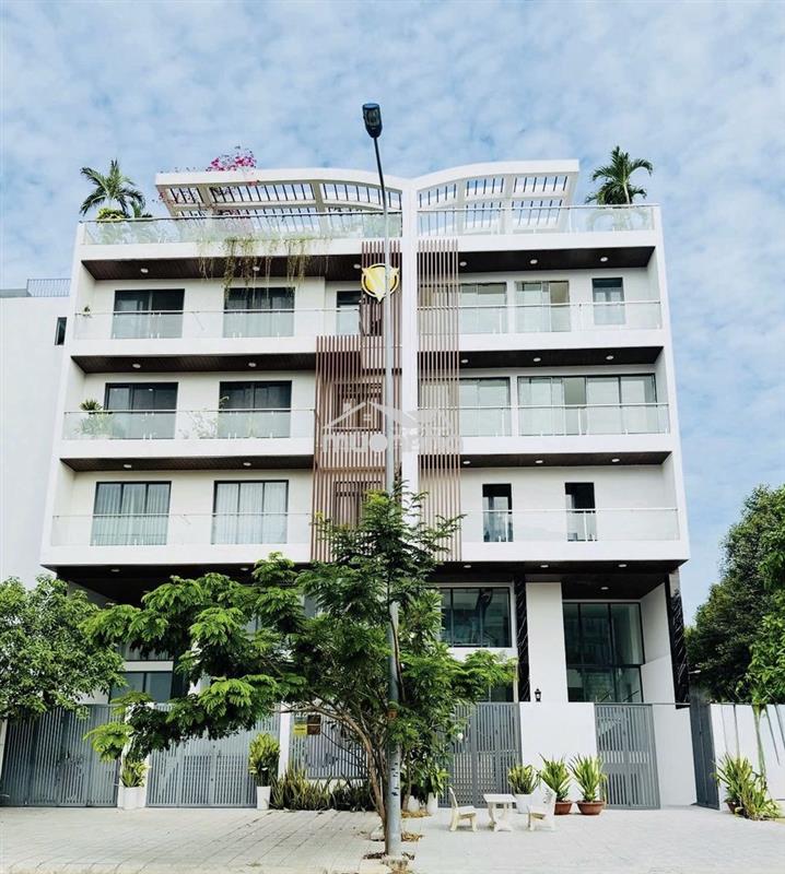 Cho thuê toà nhà văn phòng thạnh mỹ lợi  1200m2 xây dựng, 6 tầng 1 hầm