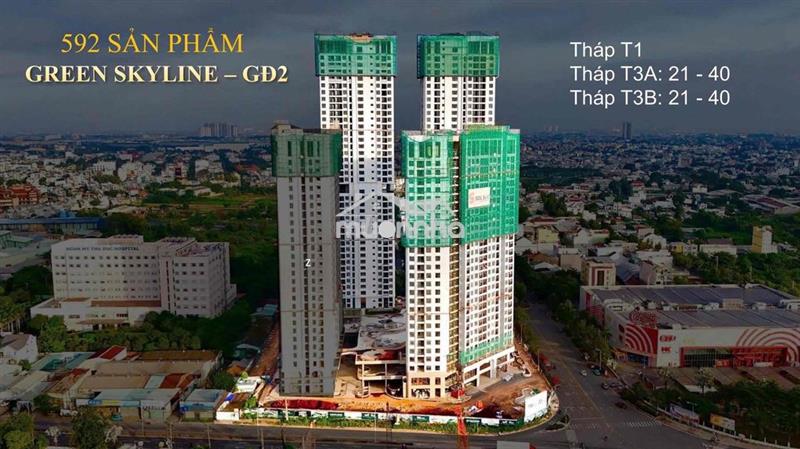 2 tỷ 9/căn 1pn+ 55m2 green sky line 2026 nhận nhà ngay go bigc dĩ an