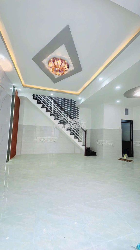 Nhà 2p.n đúc 1 trệt 1 lầu đường thông đường phan văn hớn chợ bà điểm - 4