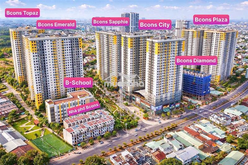 Bán căn hộ bcons city. dt: 53m2 giá 2,32 tỷ, nh cho vay 80%
