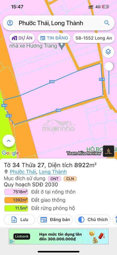 Cần bán lô đất 250m ngang mặt tiền đường