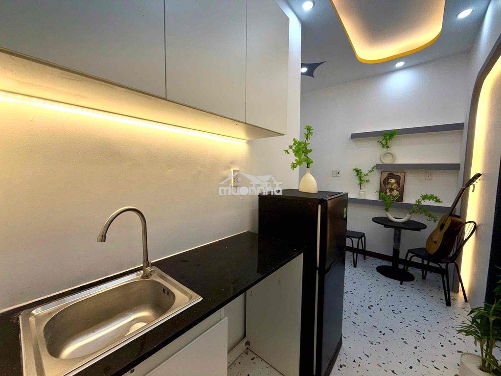 Cho thuê căn 2 phòng ngủ 1wc ban công full nội thất ở thành thái q10 - 4