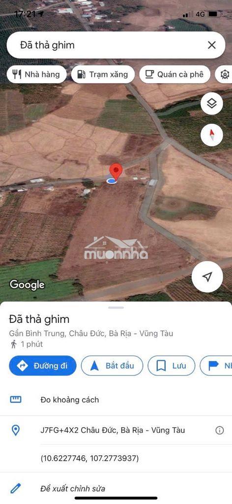 Ngộp, giá cực thấp, bán 8.800 m2 đất xã bình trung, châu đức, brvt