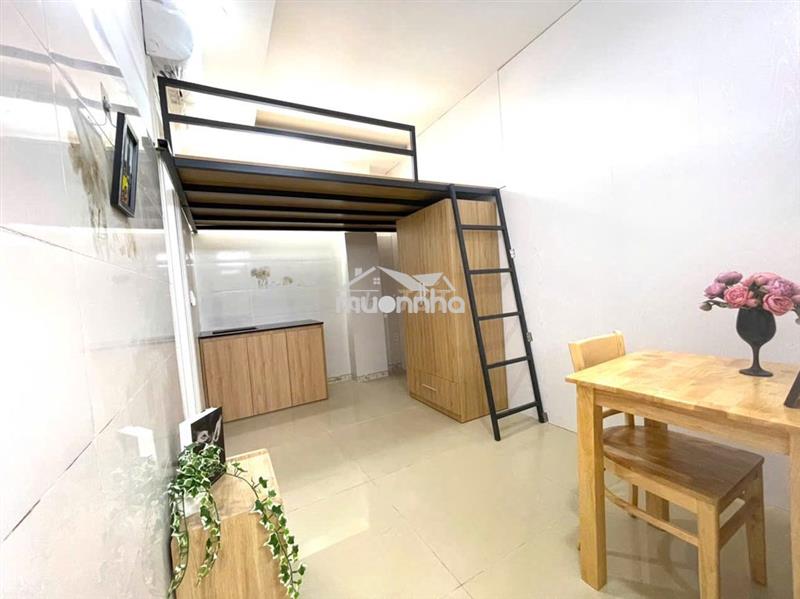 Cho thuê phòng 20m2 có lửng, thang máy full nt, lê văn thọ, p9, gò vấp