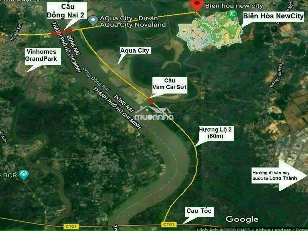 Bán đất nền sổ đỏ sang tên ngay biên hòa new city sân golf long thành - 2