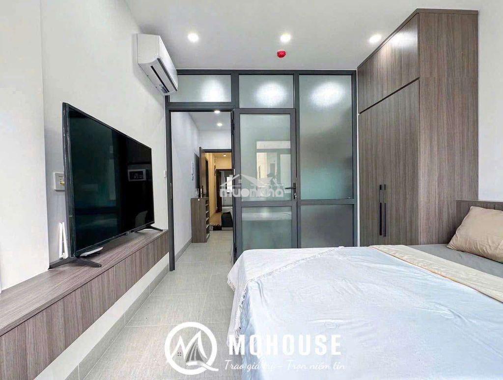 1pn tách bếp - bancol siu thoáng. full nội thất + máy giặt riêng, tivi - 2