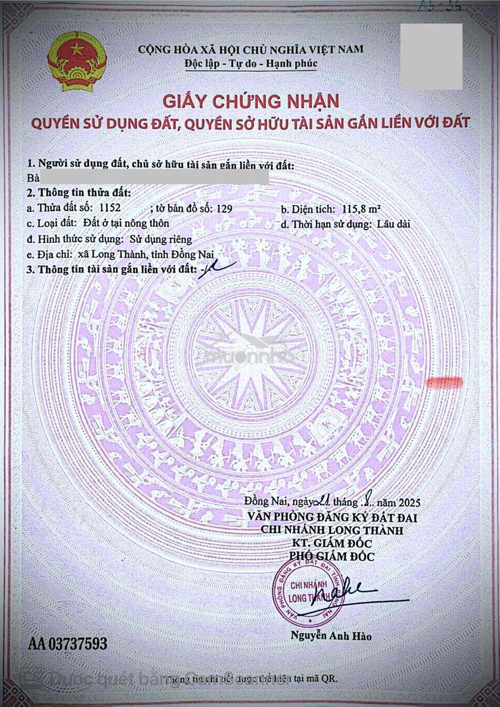 Bán nền dự an century