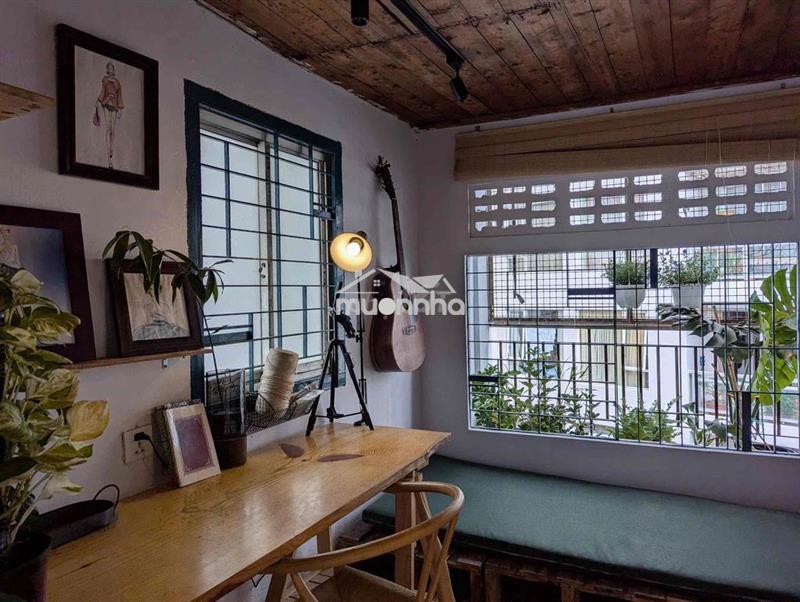 Cho thuê căn hộ q1 - mặt tiền hai bà trưng - rộng (60m2) - full nt