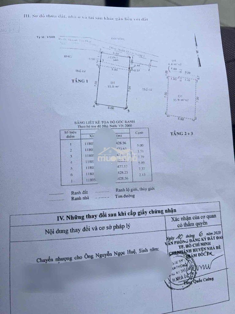 Nhà đẹp 3 tầng 5x10m – shr hoàn công – gần ngã 3 bờ băng – chỉ 4,2 tỷ - 2