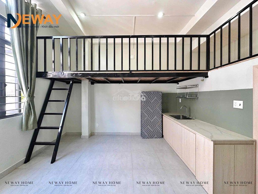 Phòng trọ gác cao, siêu rộng 40m2, cửa sổ trời ở 4 người, nhà ga t3 - 3