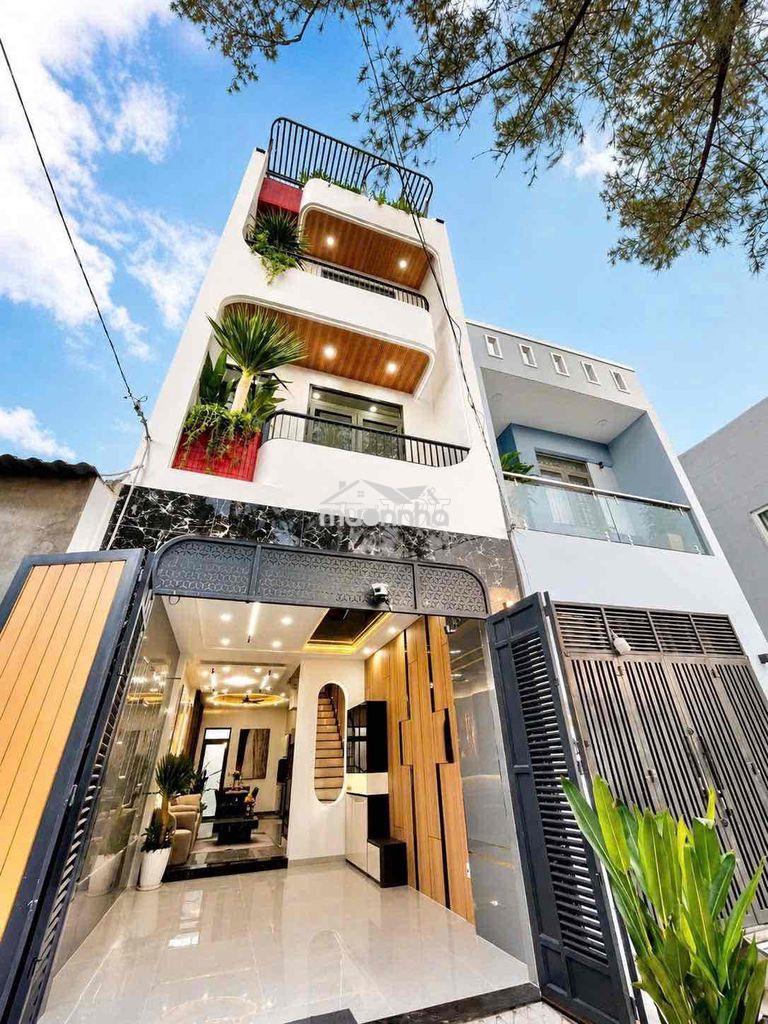 Nhà xây mới thiết kế cực đẹp full nt giá 5,850 tỷ