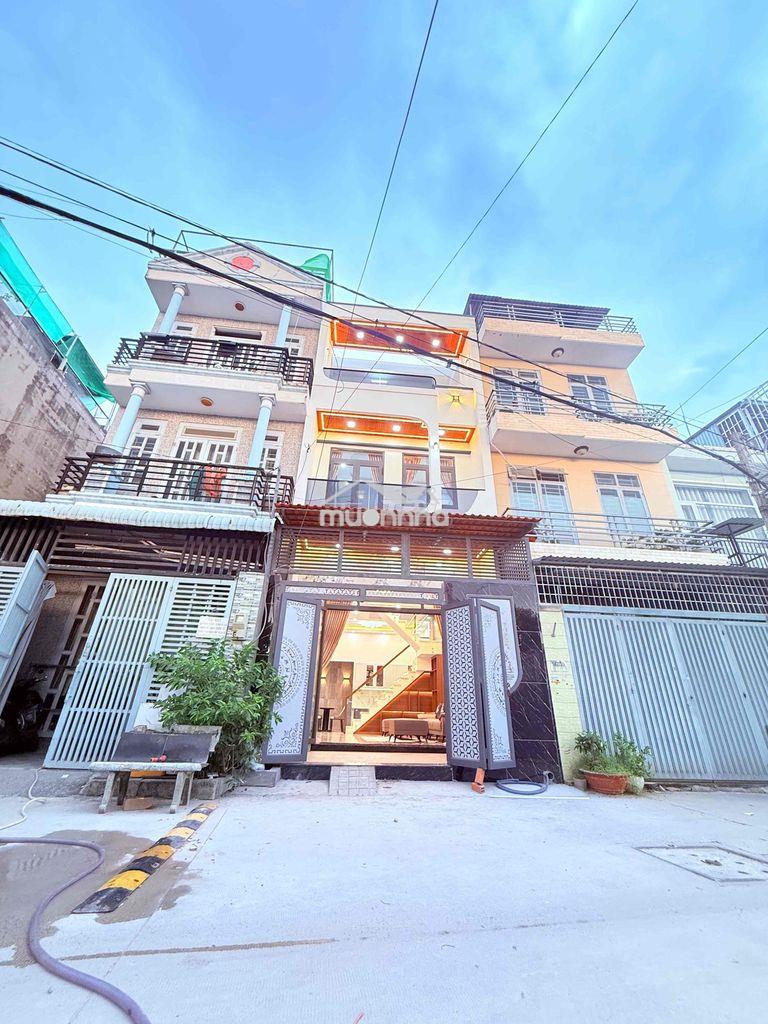 Nhà q12-tx22 vào 100m– hẻm 8m ôtô thông –chợ minh phát – full nội thất