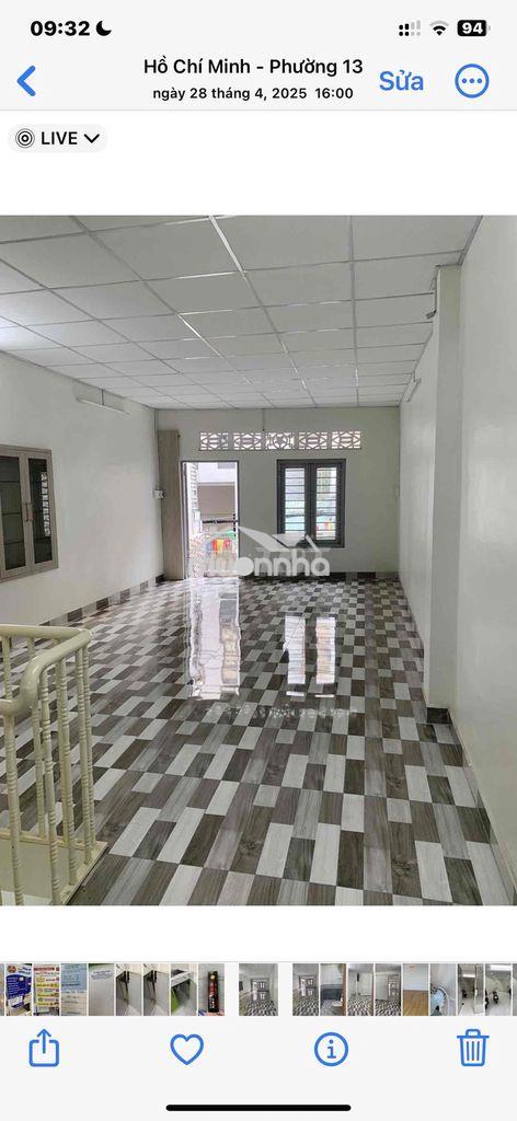 Nhà hẻm xe hơi cách mạng tháng 8