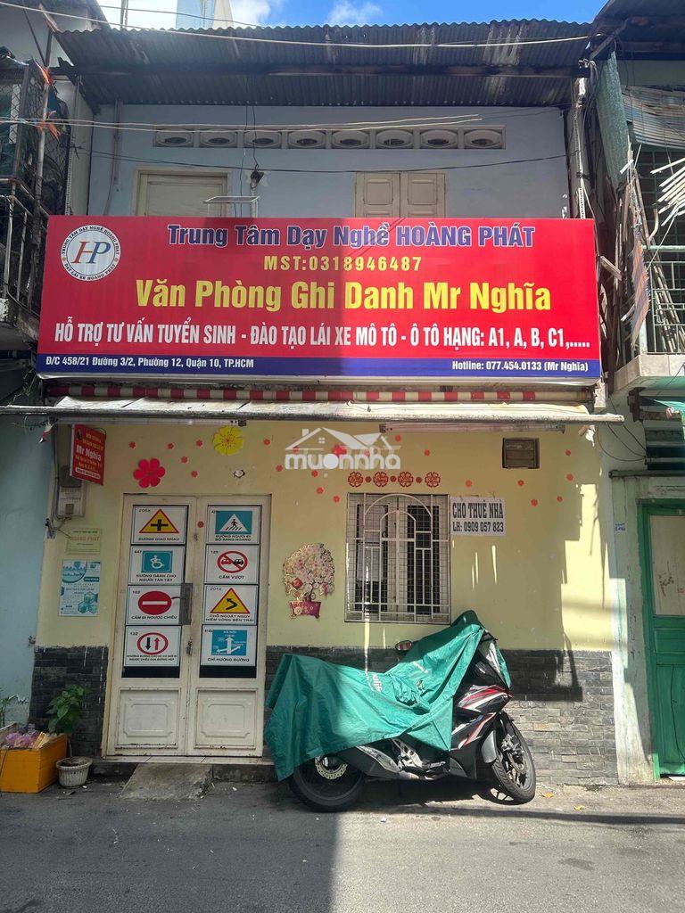 Thuê nhà nguyên căn 1 lầu đường 3/2 gần satramart