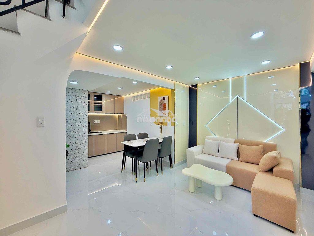 Nhà 3 tầng hẻm 6m 76m2 sử dụng chính chủ bán gửi 60tr hoa hồng - 2