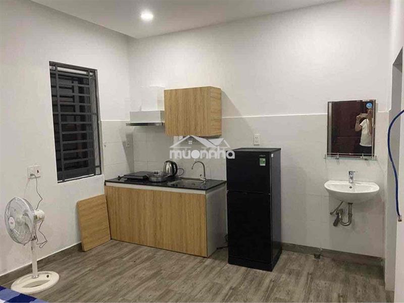 Căn hộ fpt có bếp, máy giặt riêng từng phòng.