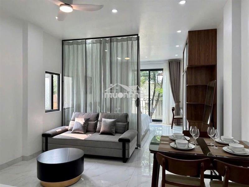 Căn hộ 1pn ban công full nt gần nguyễn văn hưởng cầu sài gòn trần não