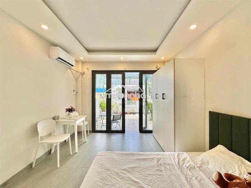 Cho thuê phòng ban công full nội thất gần cầu lê văn sỹ - chợ tân đinh