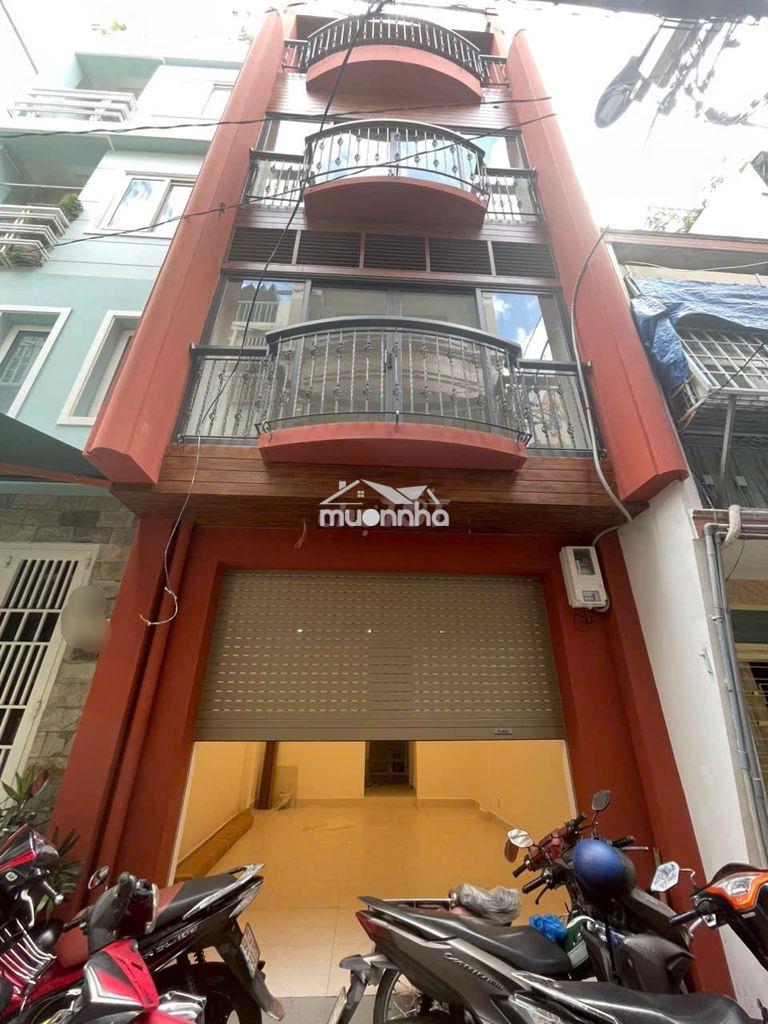 Nhà đường trần khắc chân dt: 4x9m trệt 3 lầu có thang máy, cho thuê