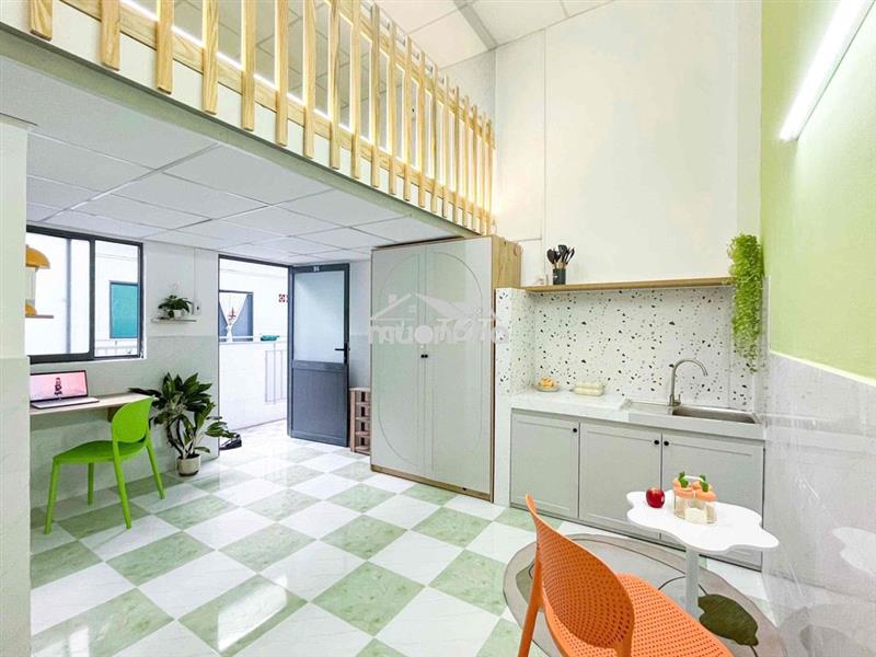 Cho thuê căn hộ gác cao nội thất đầy đủ gần mai chí thọ - dkc - quận 2