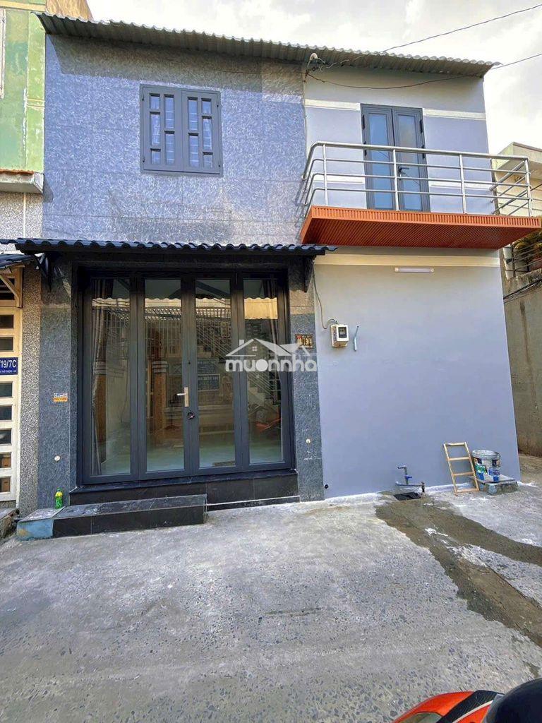 Nhà 2p.n đúc 1 trệt 1 lầu đường thông đường phan văn hớn chợ bà điểm - 3