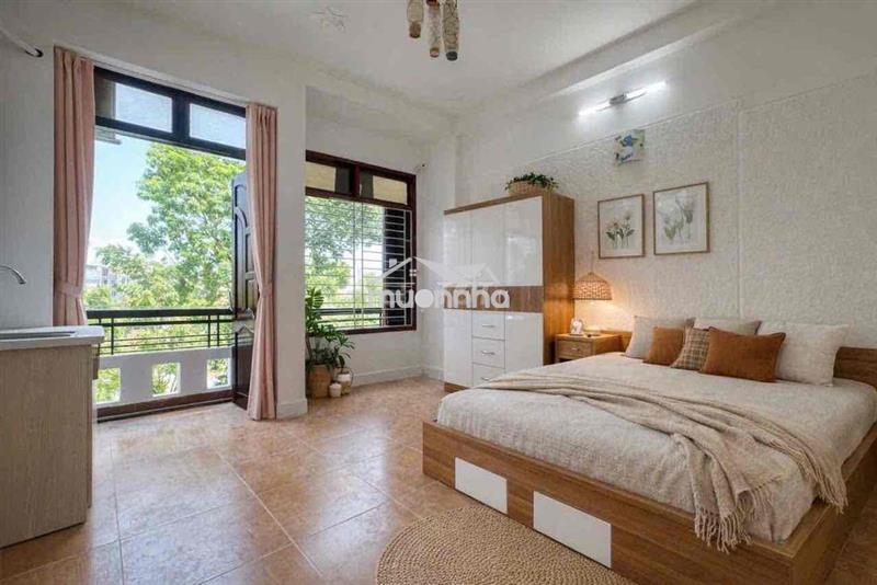 Studio ban công full nội thất ngay gần emart phan huy ích