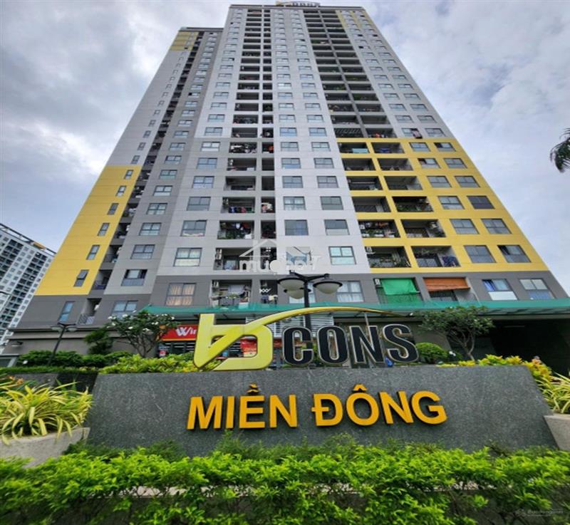 Cho thuê căn hộ bcons miền đông diện tích: 52m² 2pn,2wc