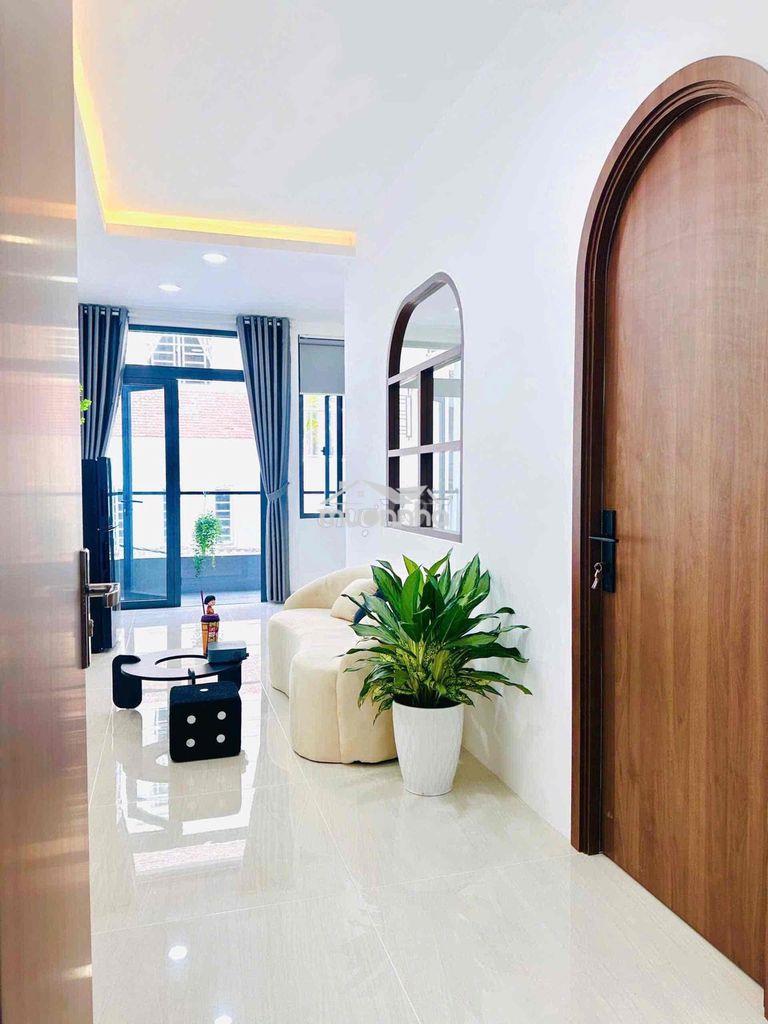 Thuê căn hộ 1pn, ban công, máy giặt riêng ở ngay hoàng hoa thám, bt - 2