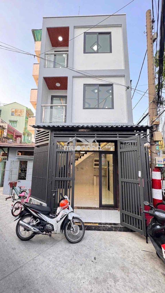 Hẻm kinh doanh 6m nguyễn sơn, 3 tấm, 4 x 12m, 2 phòng ngủ, 3 wc