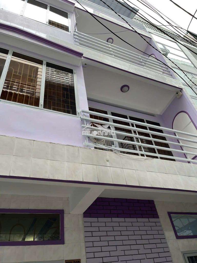 Nhà 1 trệt 2 lầu sân thượng 6x6m 4 phòng hẻm lê văn sỹ