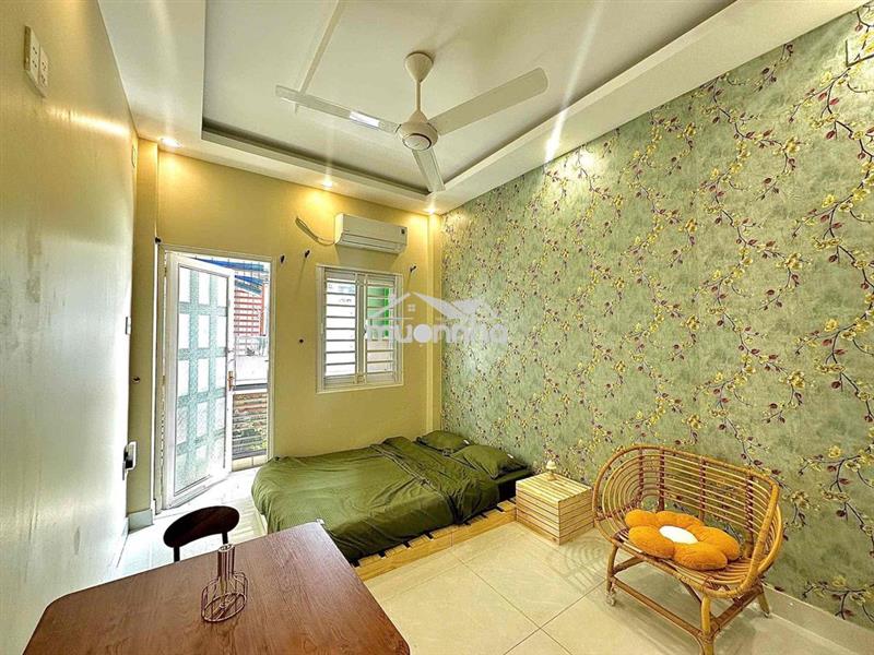 Cho thuê căn hộ bancol tách bếp full nt rộng 25m2 ngay chợ bàn cờ q3