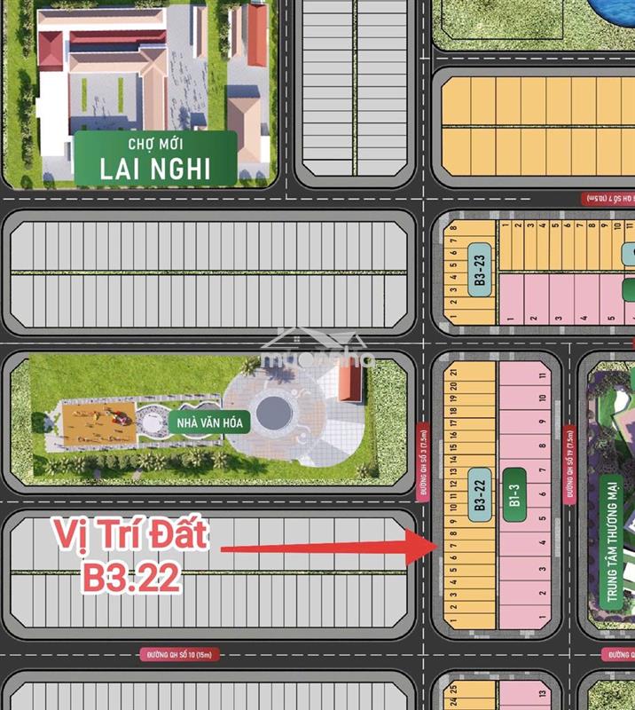 Cc bán đất hội an green village b3.22 hướng đông 150m2 giá 11tr/m2